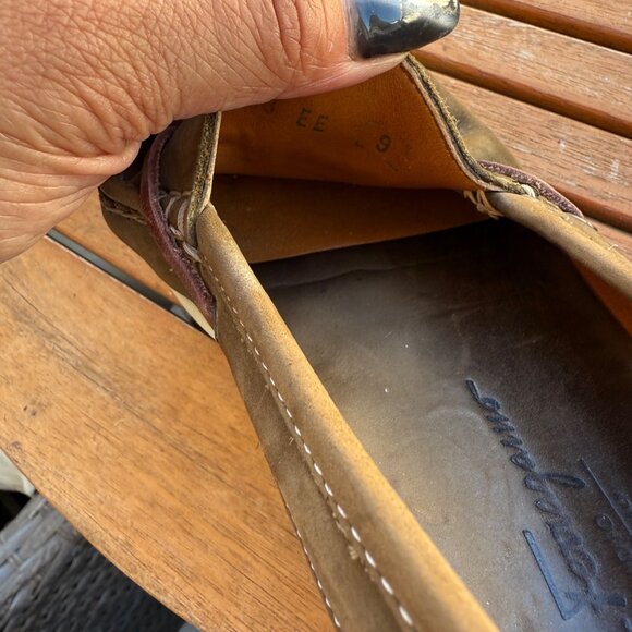 Salvatore Ferragamo Mens  Suede Moccasin Loafers With Rubber Sole Size 9 - Picture 8 of 8